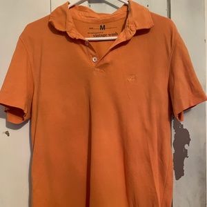 Orange Banana republic vintage wash polo men’s medium